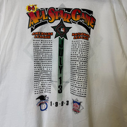 1993 MLB All Star Salem Comic Book T-shirt Sz XL (B1773)
