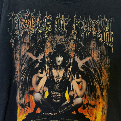 2001 Cradle of Filth Nightmare Coming T-Shirt Sz L