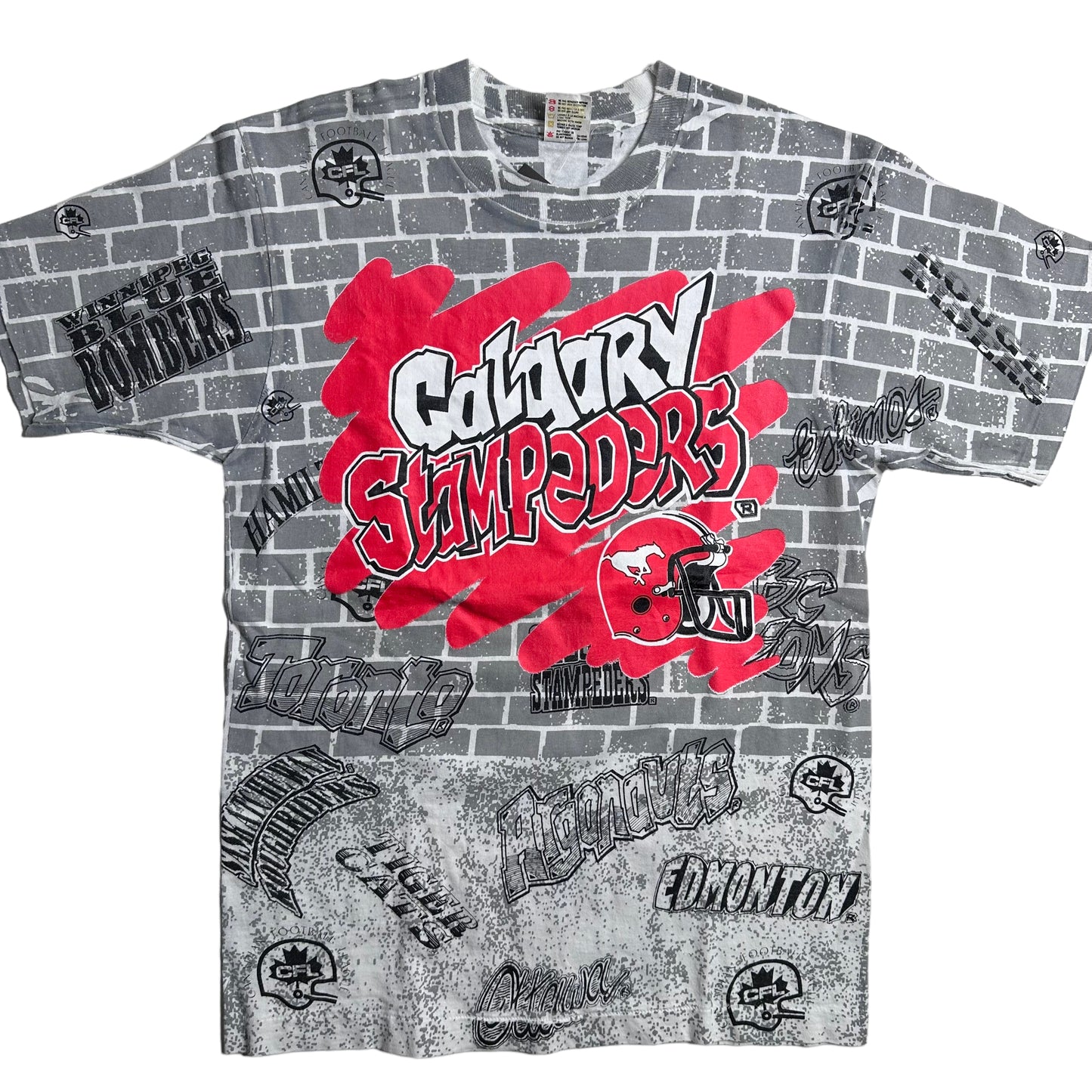 90’s Calgary Stampeders CFL T-Shirt Sz L (A2834)