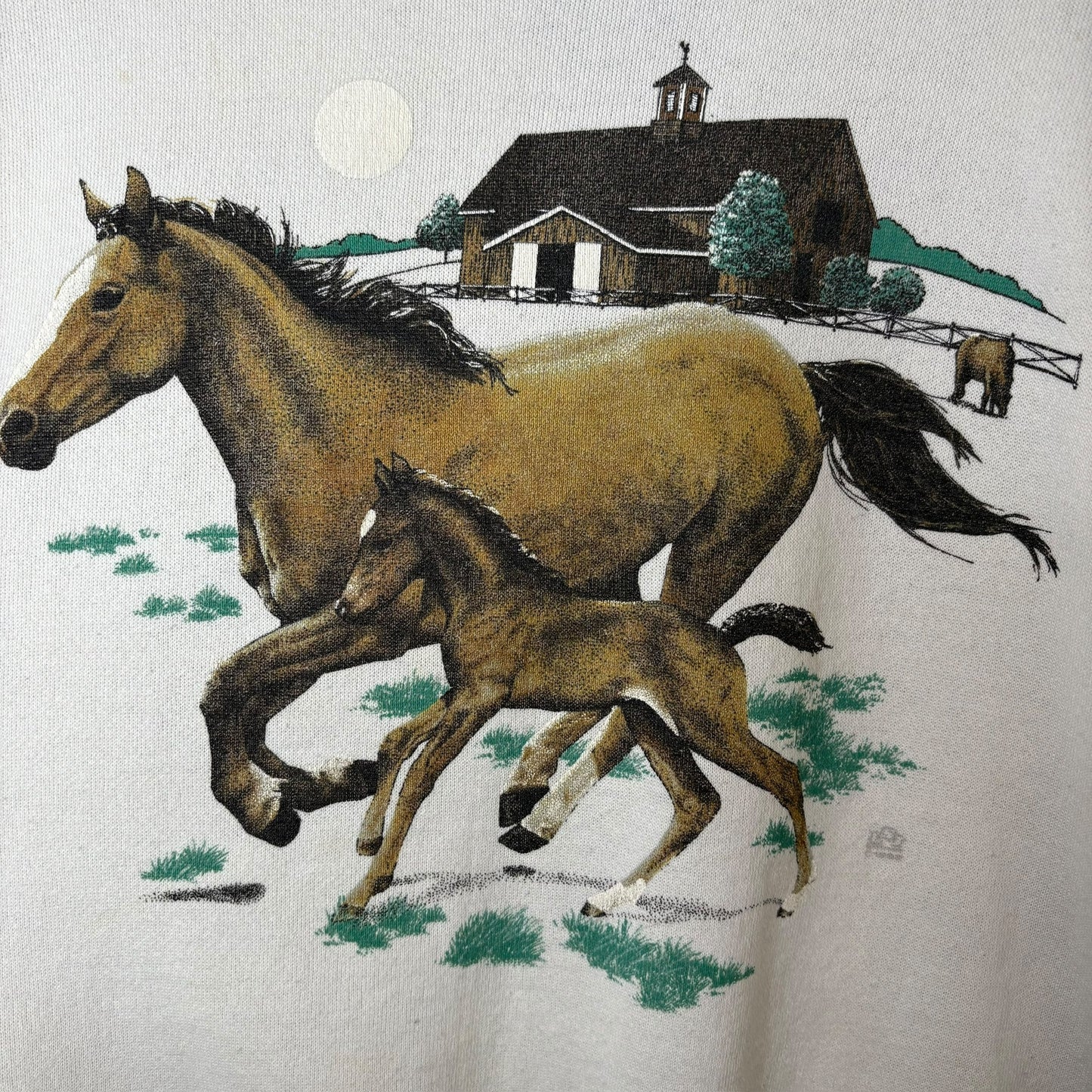 90s Horse Nature Crewneck Sz XL (A7933)