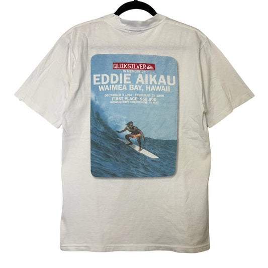 90s Quiksilver Eddie Aikau "The Eddie" Surf T-shirt Sz S (B2920)