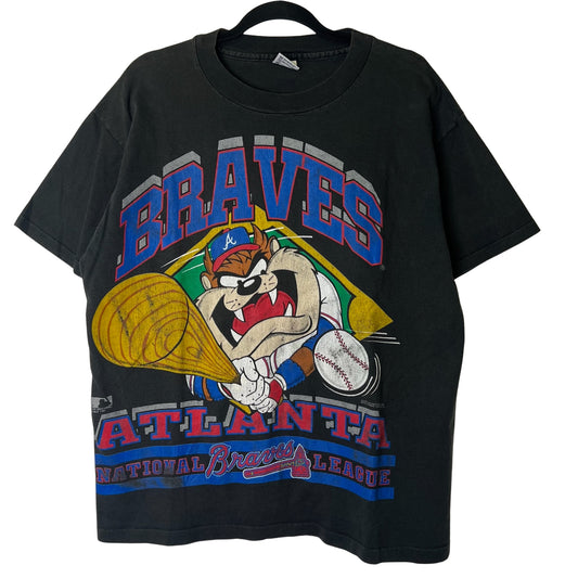 1993 Atlanta Braves Taz MLB T-shirt Sz XL (B2442)
