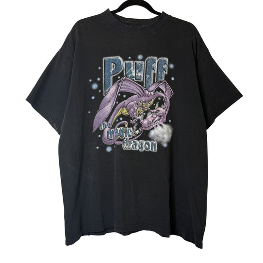 90s Puff The Magic Dragon Weed 420 Parody T-Shirt Sz XL