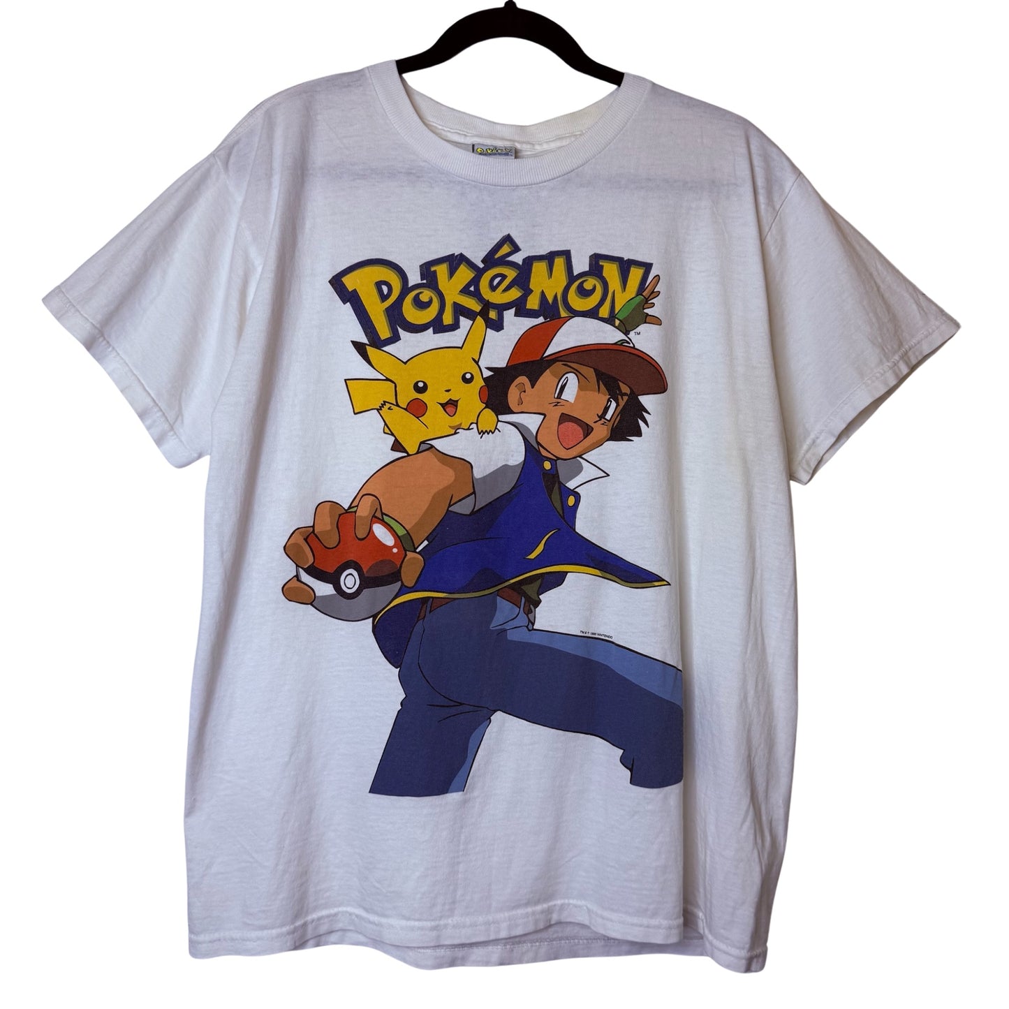 1999 Pokemon Nintendo T-shirt Sz XL (B1646)