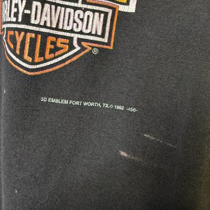 1992 Harley Davidson 3D Emblem T-Shirt Sz M (A9711)