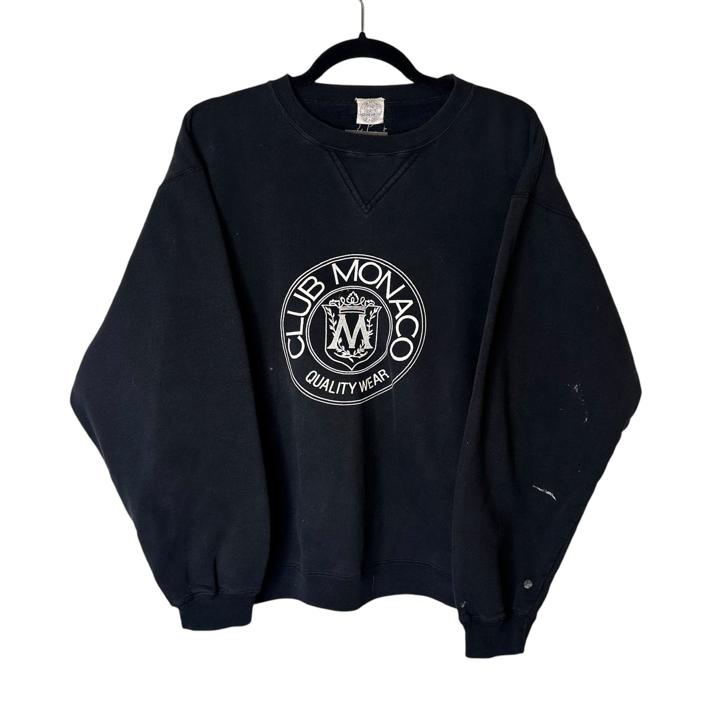 90's Club Monaco Heritage Crest Crewneck (A7760)