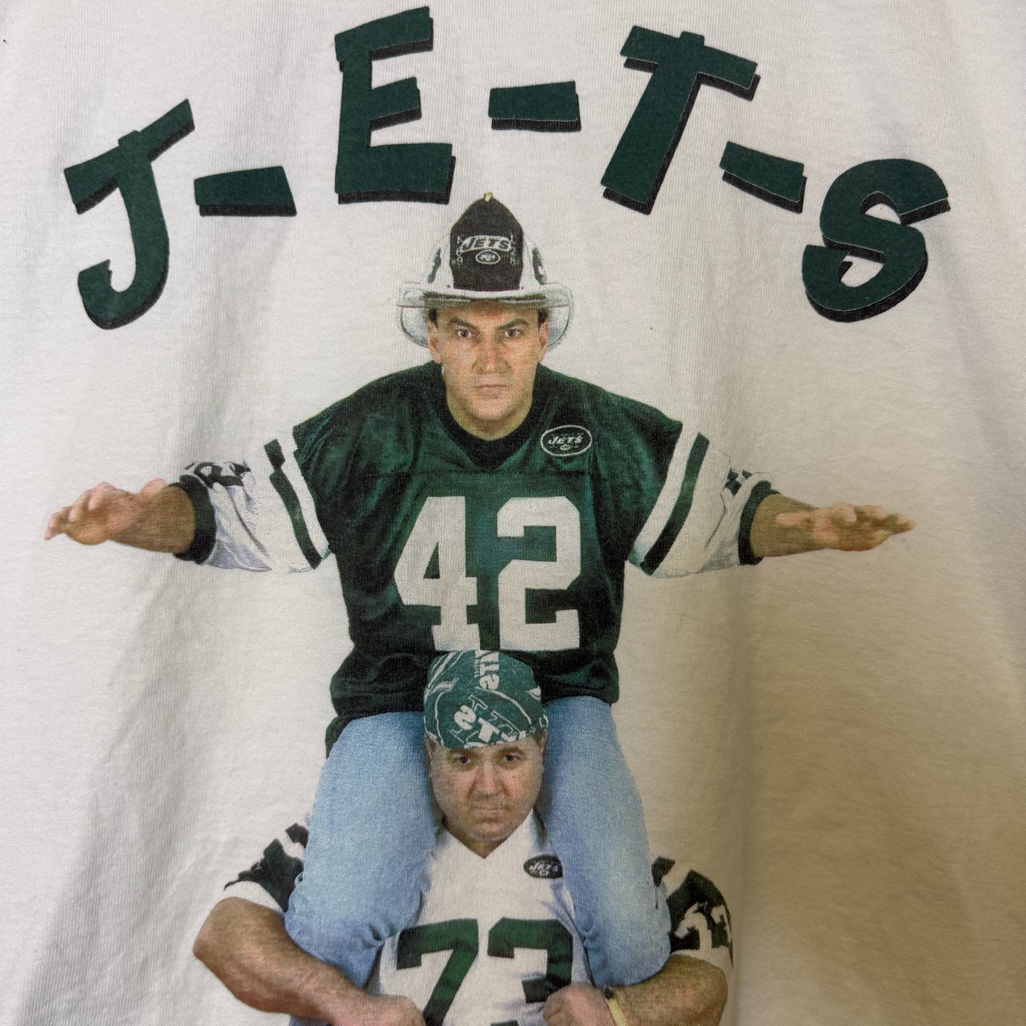 90s New York Jets NFL Superfan T-Shirt Sz XL (B2880)