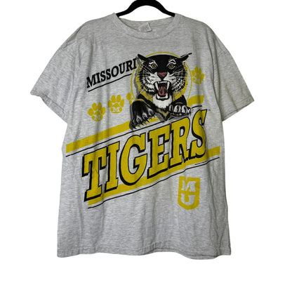 90's Missouri Tigers NCAA T-shirt Sz 2XL (B1676)