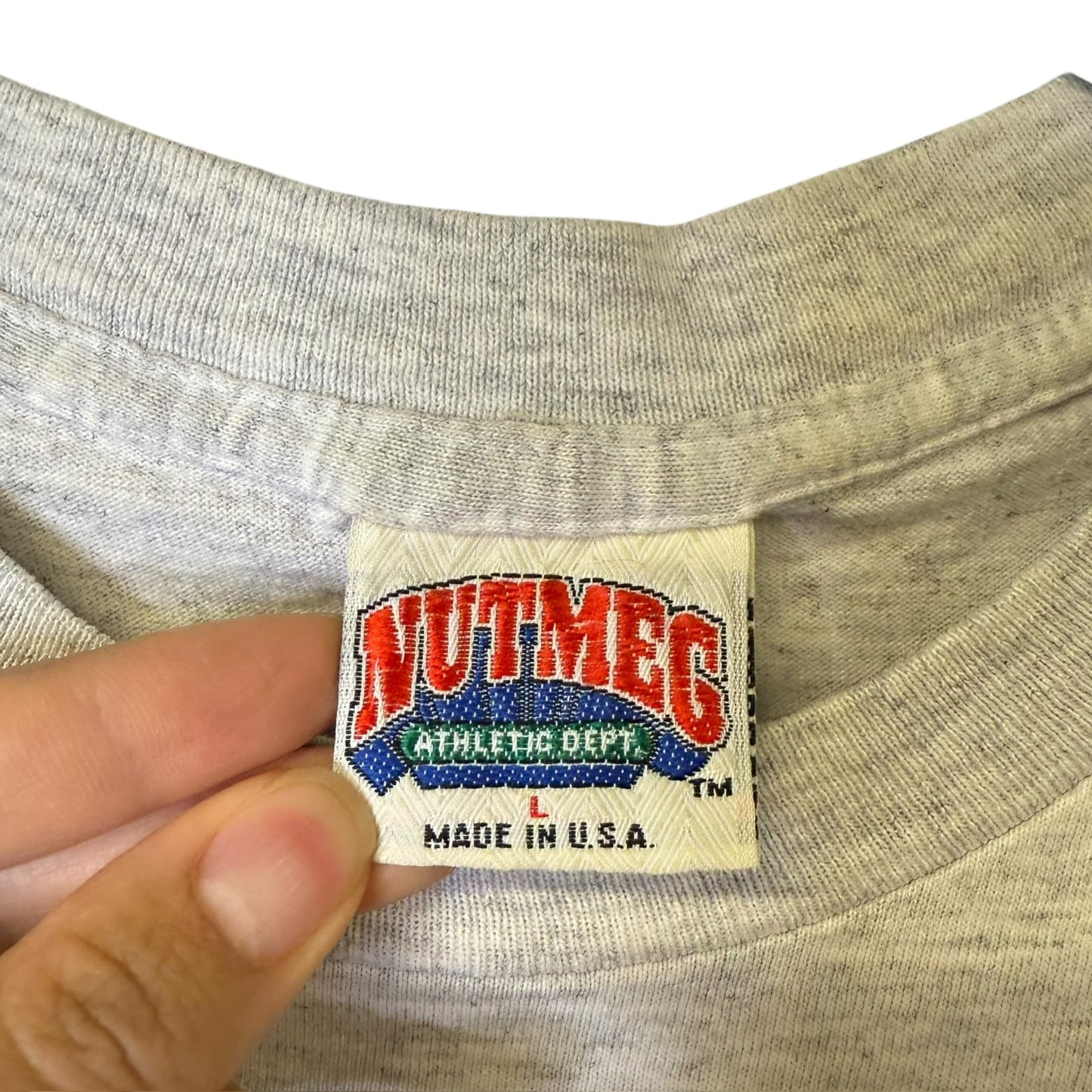 90s Karl Malone Utah Jazz Nutmeg NBA Player Card Sz L