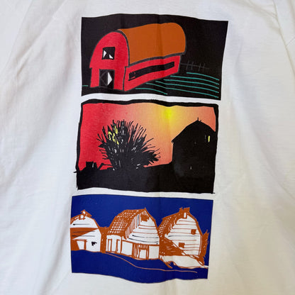 90s Barenaked Ladies The Barns Exhibit Band T-Shirt Sz XL (B2556)