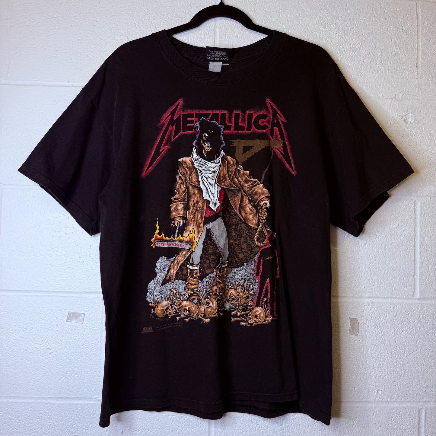 90s Metallica Tour T-Shirt (B2384)