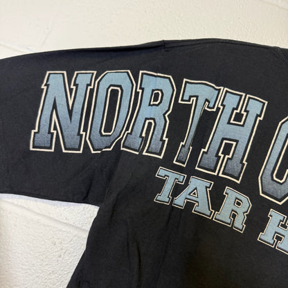 90s University of North Carolina Tar Heels Wauldron AOP T-shirt Sz L (B2588)