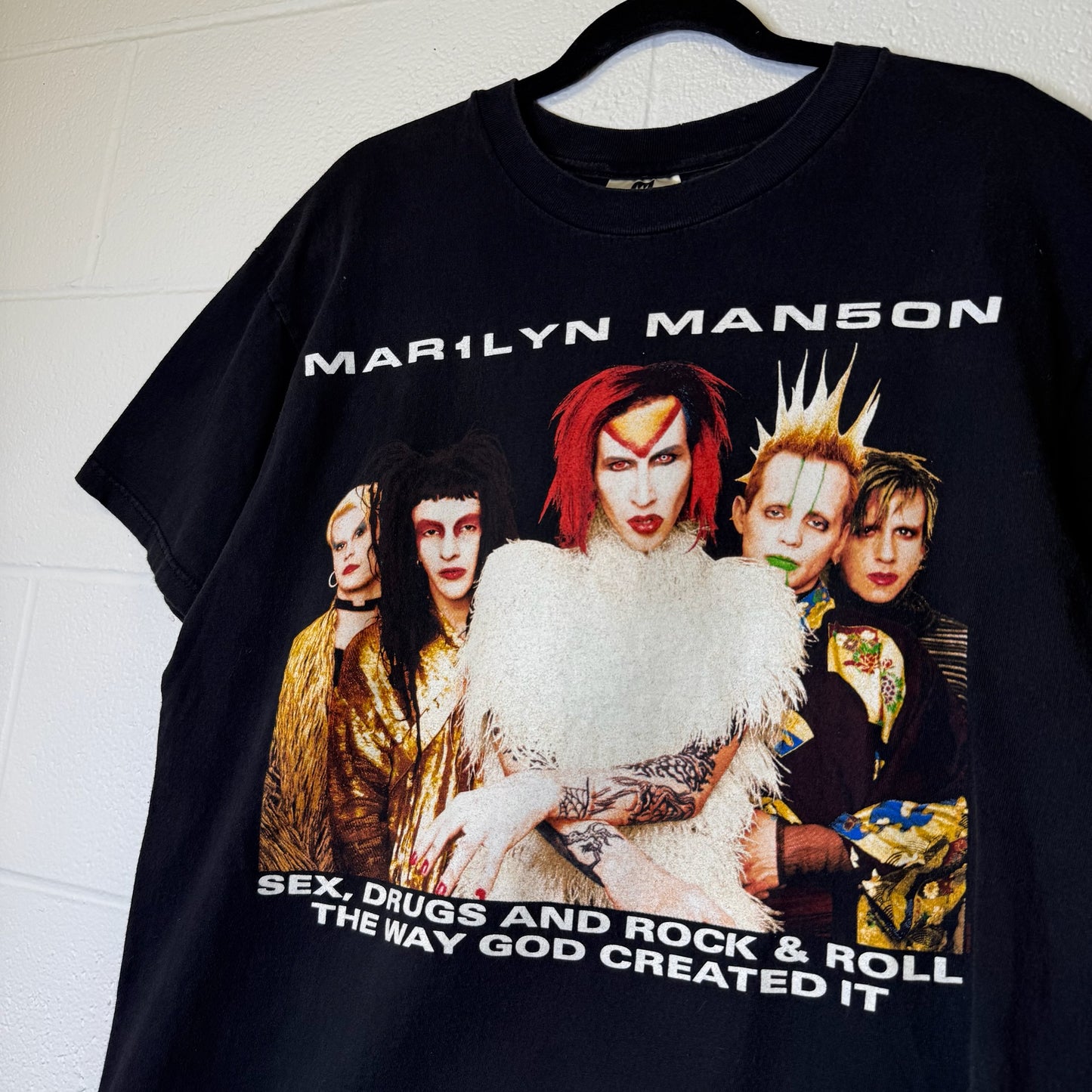 1999 Marilyn Manson Rock is Dead Tour T-shirt Sz L