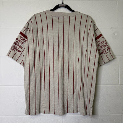 90's Brooklyn Yankees Baseball T-shirt Sz L (B1675)