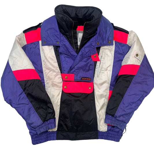 90's Sun Ice Colorblock 1/2 Zip Jacket Sz M