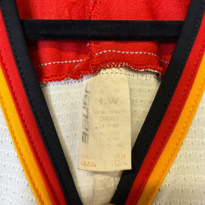 90s Cincinnati Cyclones IHL Bauer Hockey Jersey Sz L