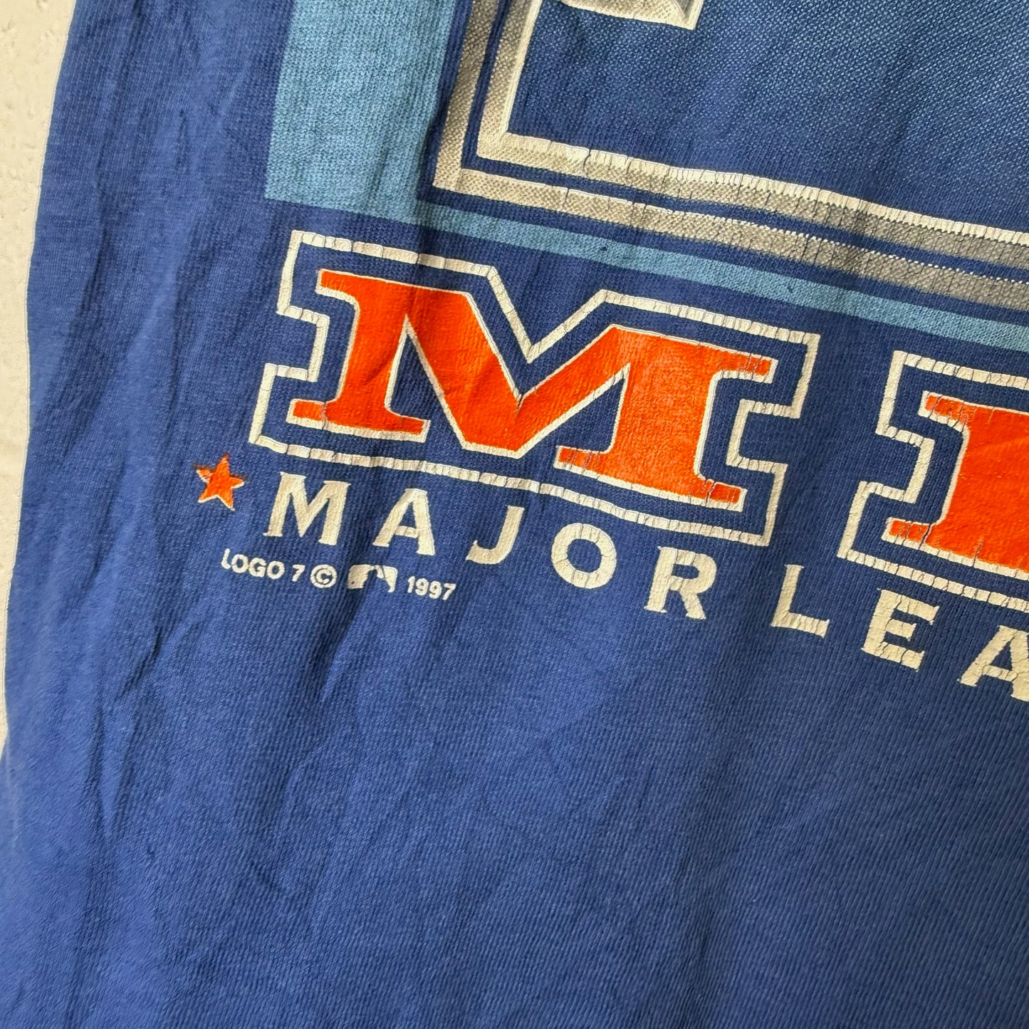 1997 New York Mets MLB T-shirt Sz M (B1665)