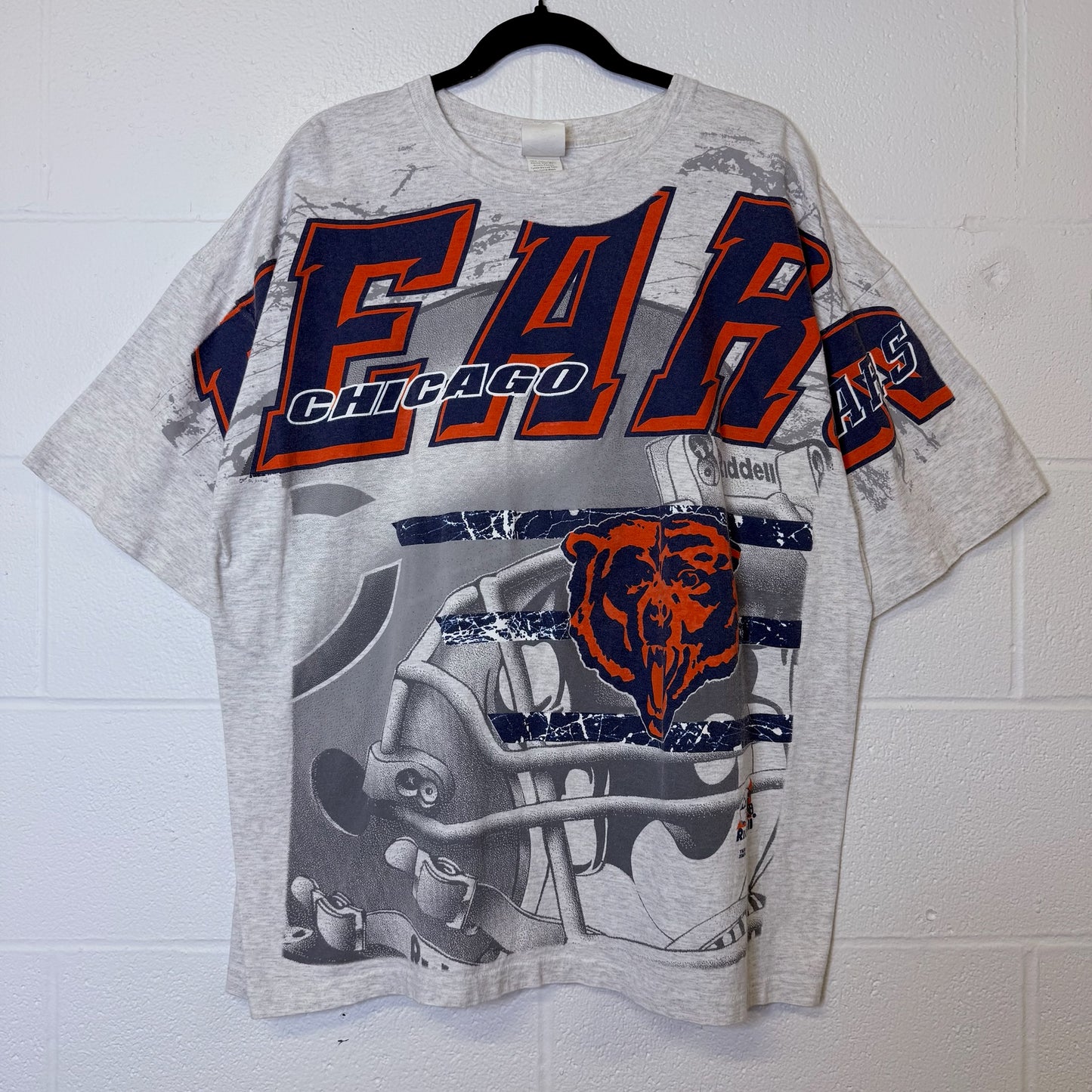 90s Chicago Bears AOP T-Shirt Sz XL (B2545)