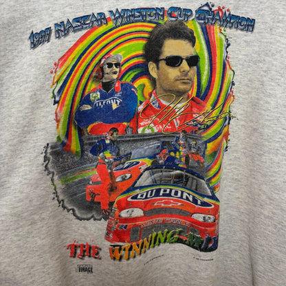 1997 Jeff Gordon NASCAR Crewneck Sz L (A3460)