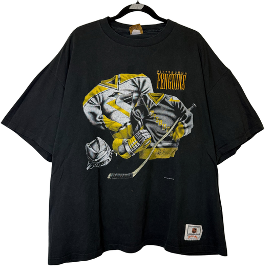 90s Pittsburgh Penguins NHL Nutmeg T-Shirt Sz XL (B2861)