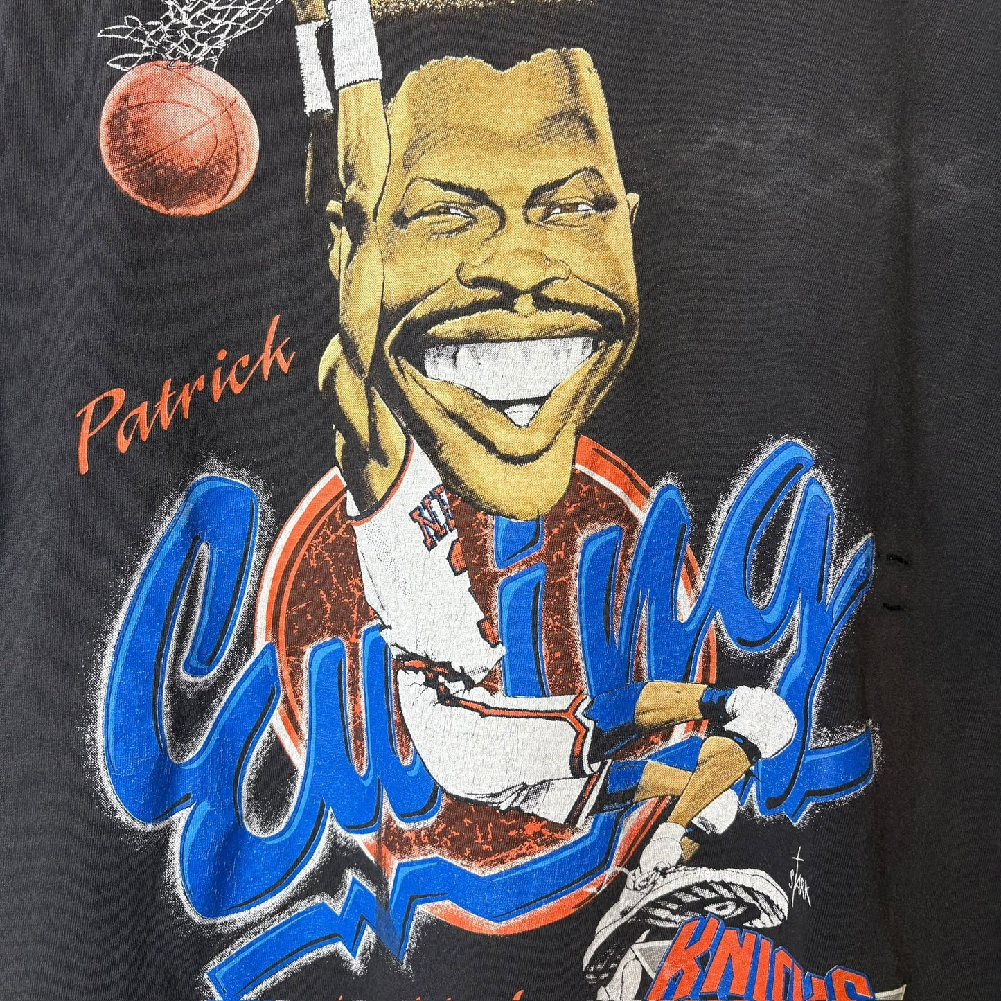 90s Patrick Ewing New York Knicks NBA T-shirt Sz XL (A3232)