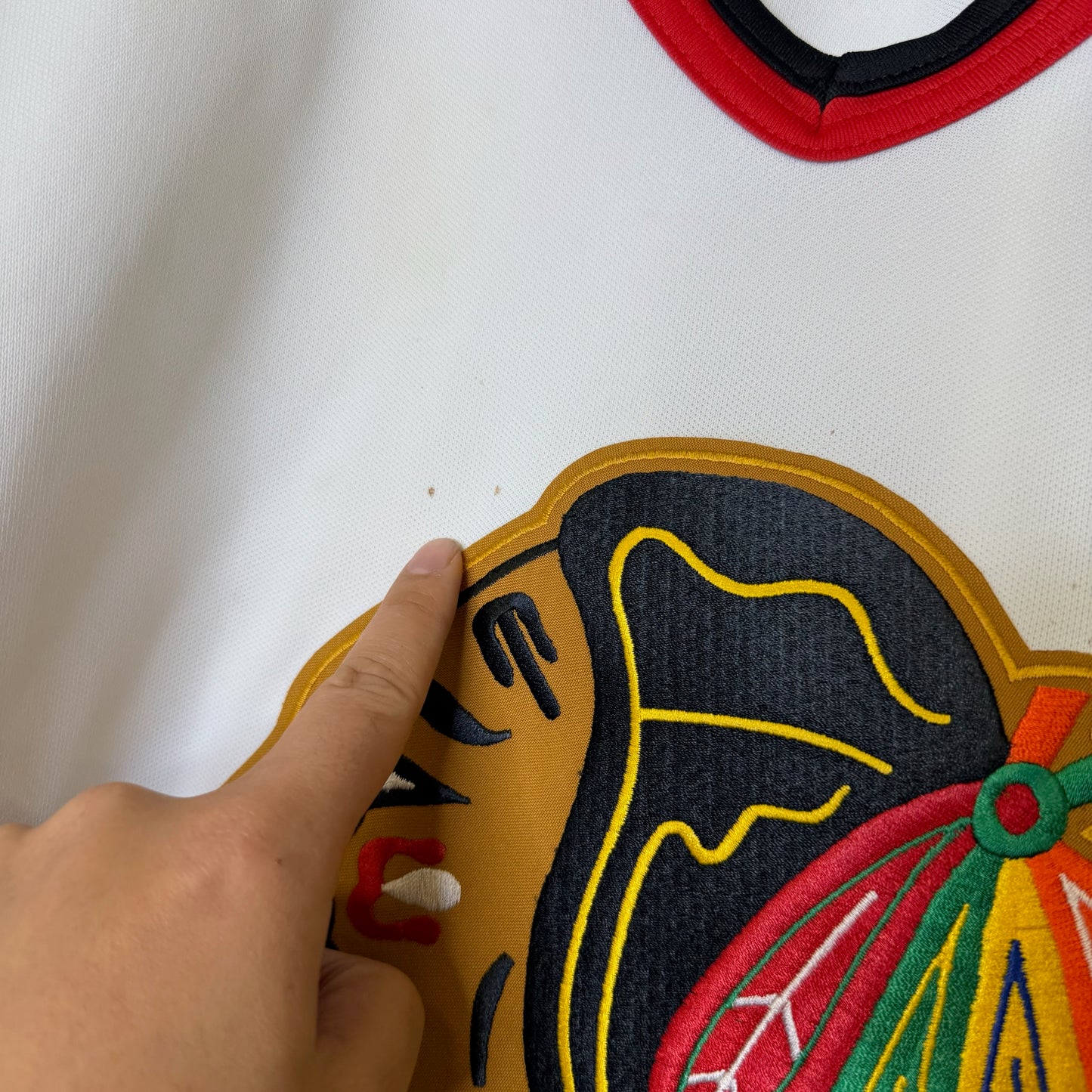 90s Chicago Blackhawks CCM Hockey NHL Jersey Sz XL (B1798)