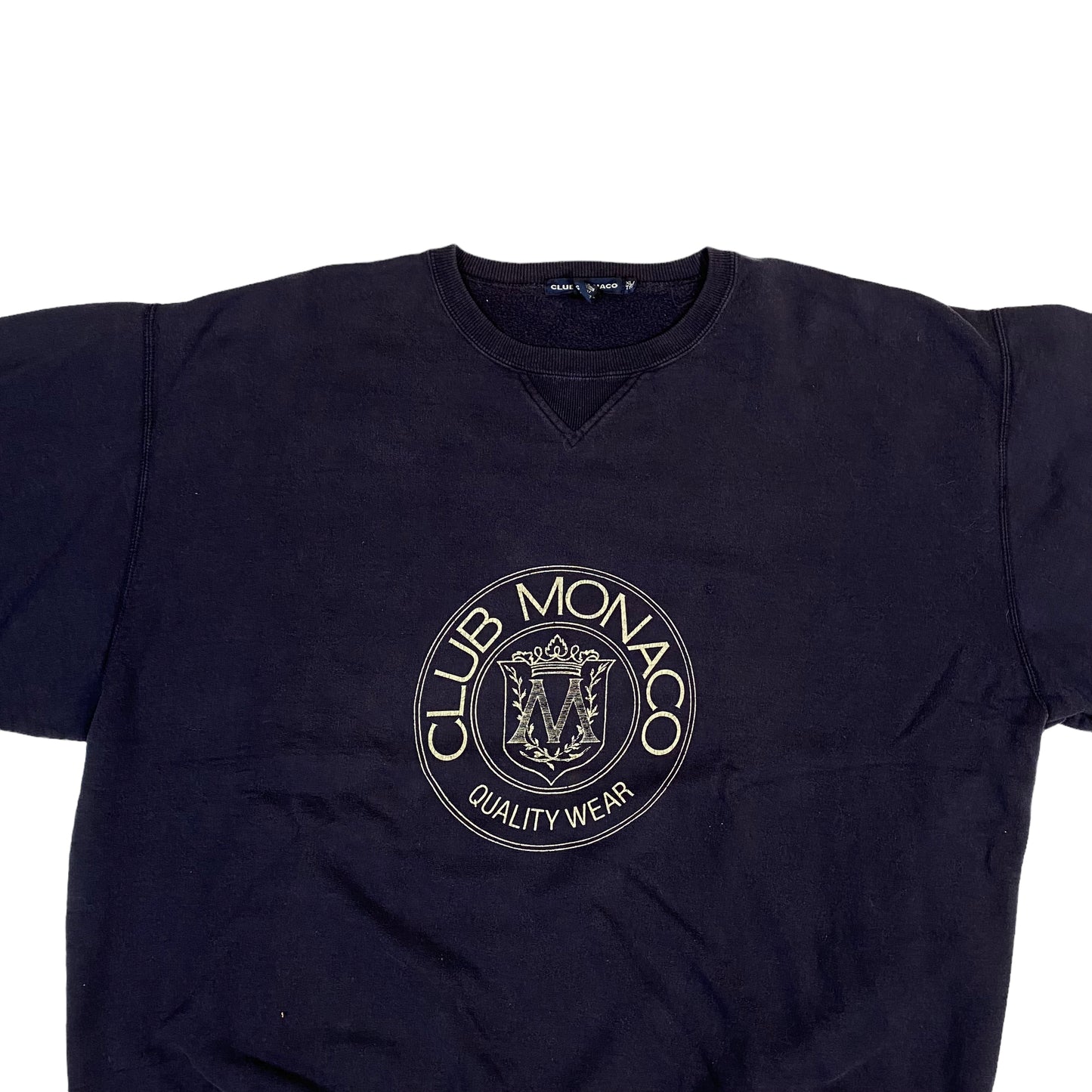 90’s Club Monaco Crewneck Navy Sz XL (A2392) -