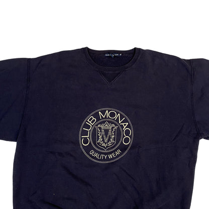 90’s Club Monaco Crewneck Navy Sz XL (A2392) -