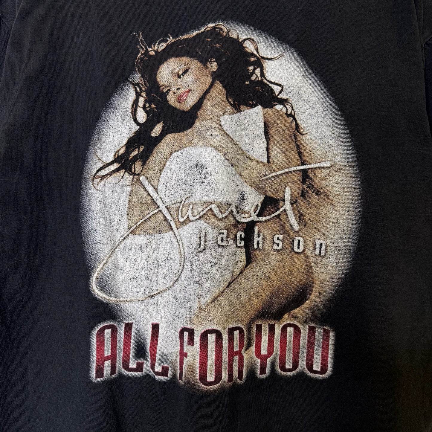 90's Janet Jackson Tour T-Shirt Sz L (B2258)