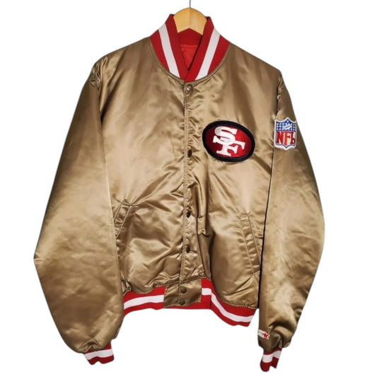 90's San Francisco 49ers Starter Satin Jacket Sz XL