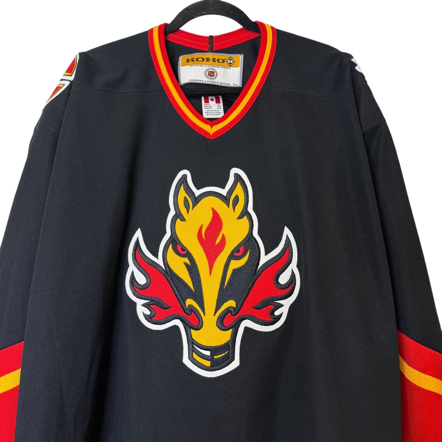 90s Calgary Flames Blasty NHL Jersey Sz 2XL