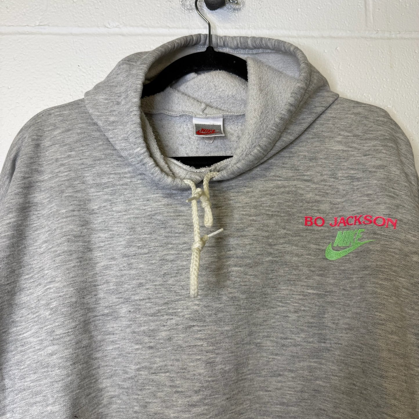80’s Bo Jackson Nike NFL Hoodie Sz L (A687)