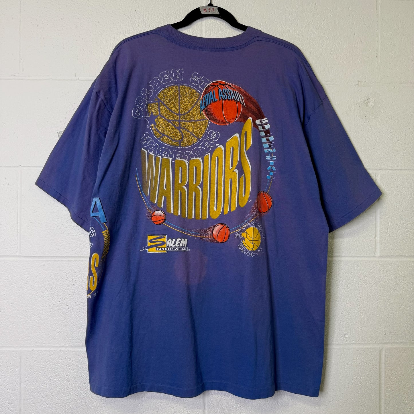 90's Golden State Warriors Salem NBA T-Shirt Sz 2XL (B1634)