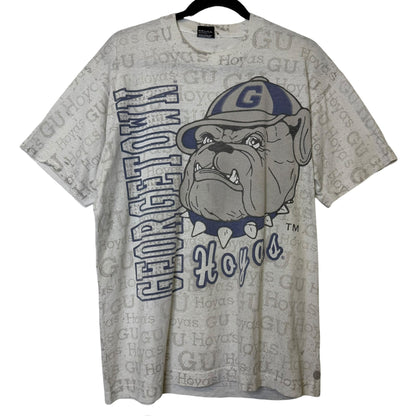 90's Georgetown Hoyas NCAA AOP T-Shirt Sz XL (B2166)
