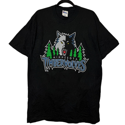 90s Minnesota Timberwolves NBA T-Shirt Sz L (B2811)