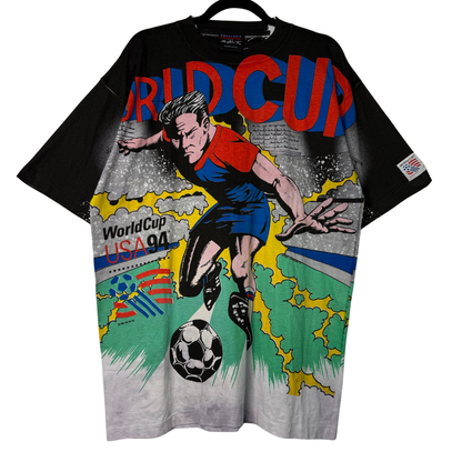 1994 World Cup Soccer AOP T-Shirt Sz XL