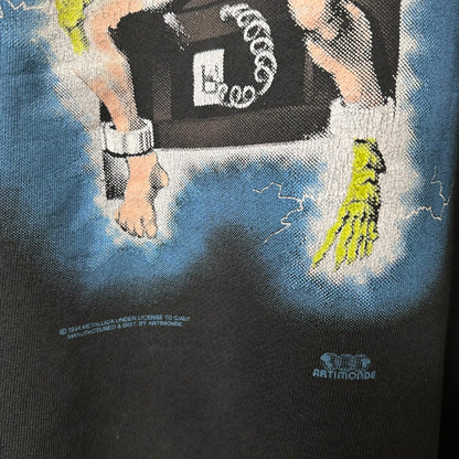 1997 Metallica Ride The Lightning Artimonde BandHoodie Sz L