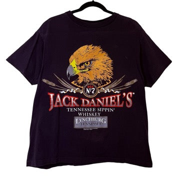 1980 Jack Daniels Whiskey T-Shirt Sz L (B1390)