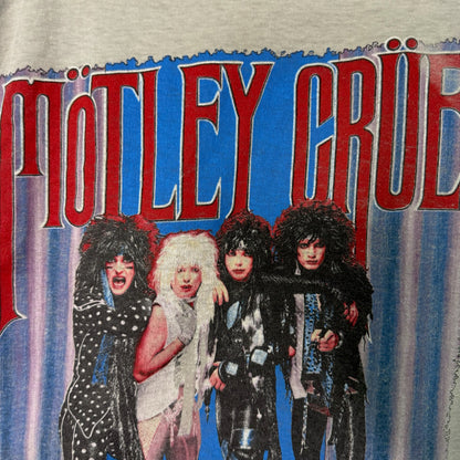 1986 Motley Crue Band Raglan T-Shirt Sz M