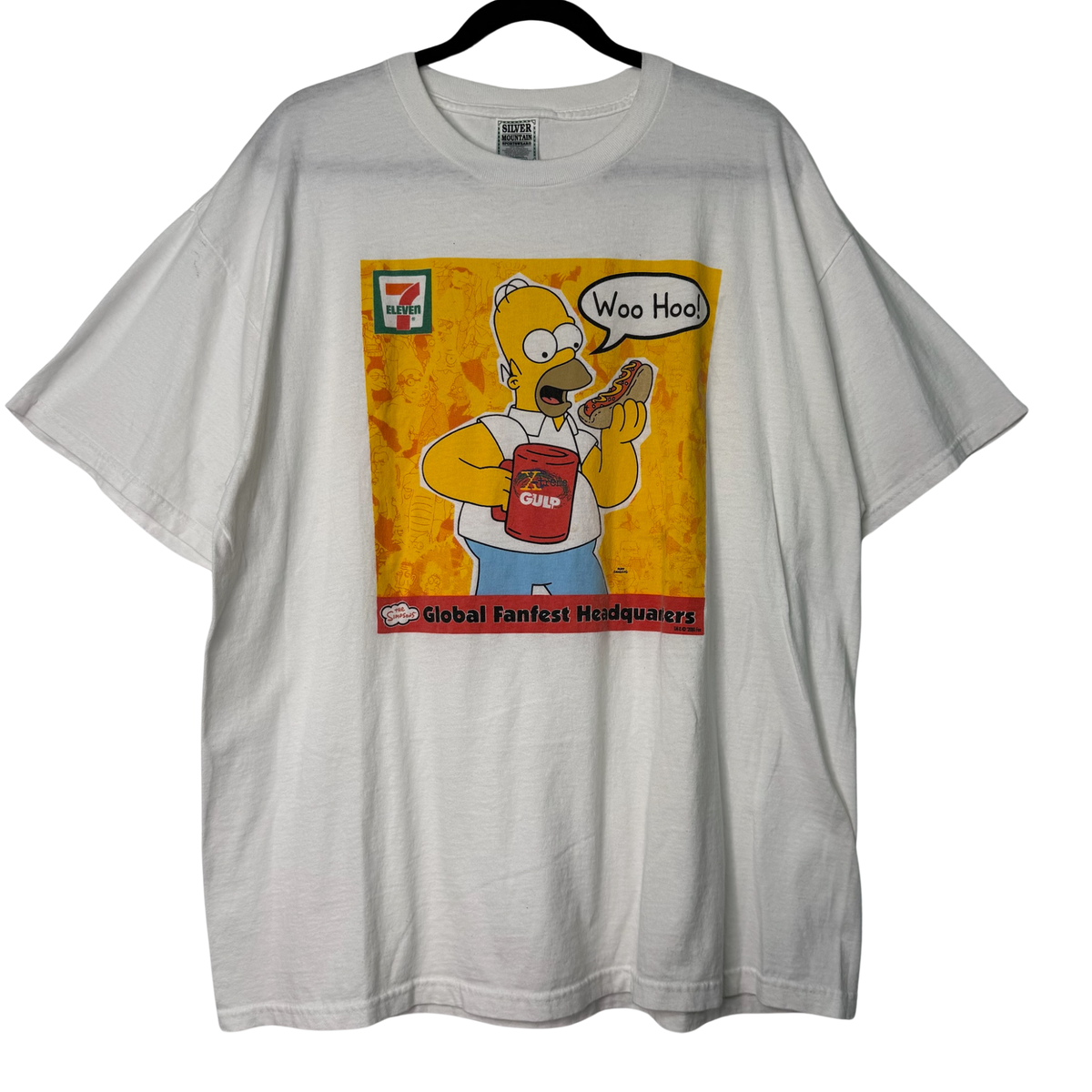 2000 Homer Simpsons 7-11 Promo T-Shirt Sz XL