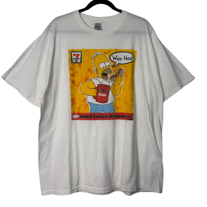 2000 Homer Simpsons 7-11 Promo T-Shirt Sz XL