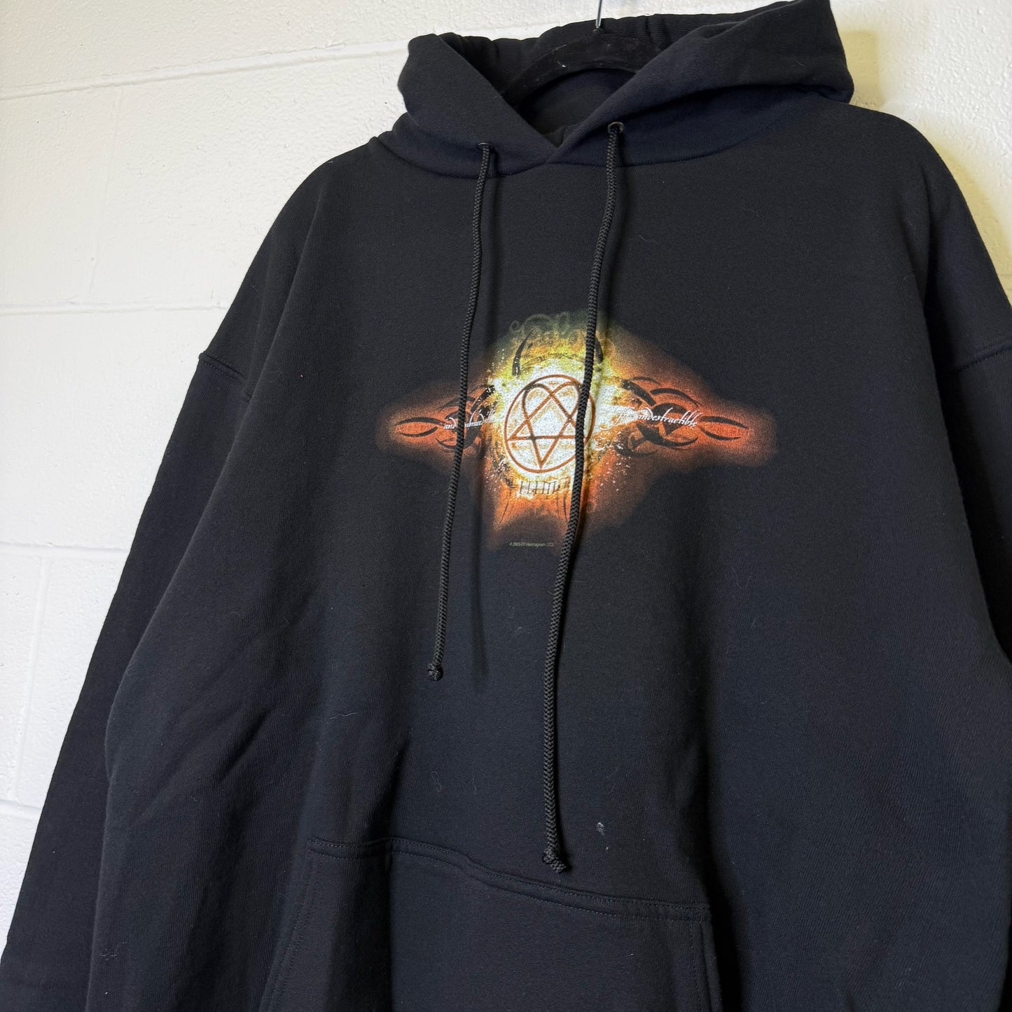 2000s HIM Heartagram Artimonde Band Hoodie Sz L (A2036)