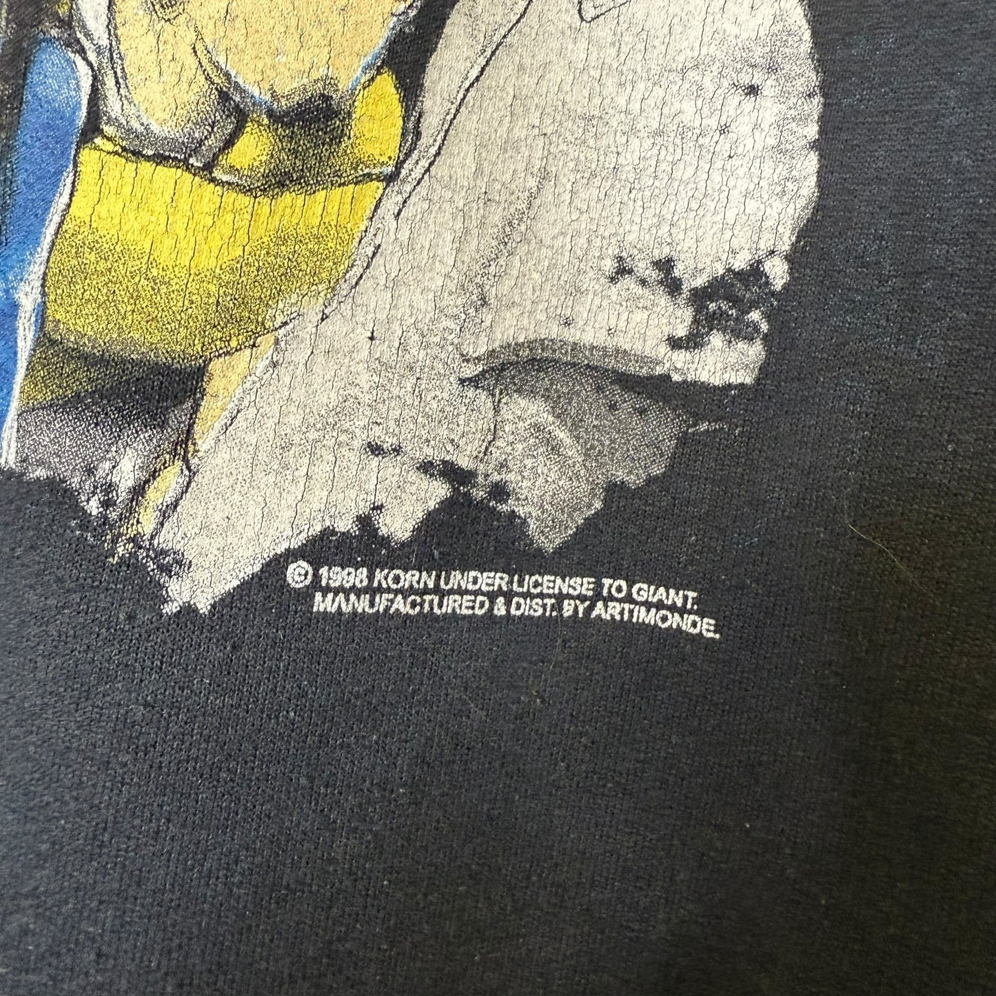 1998 Korn Anime Cartoon Hoodie Sz XL