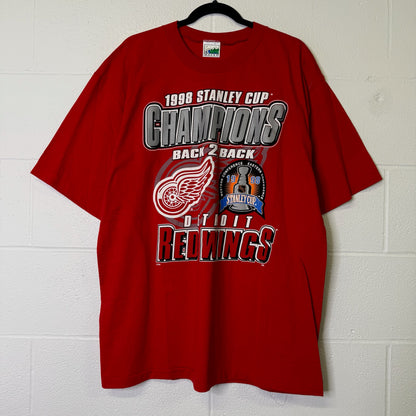 1998 Detroit Red Wings NHL T-shirt Sz L (B1627) NWT