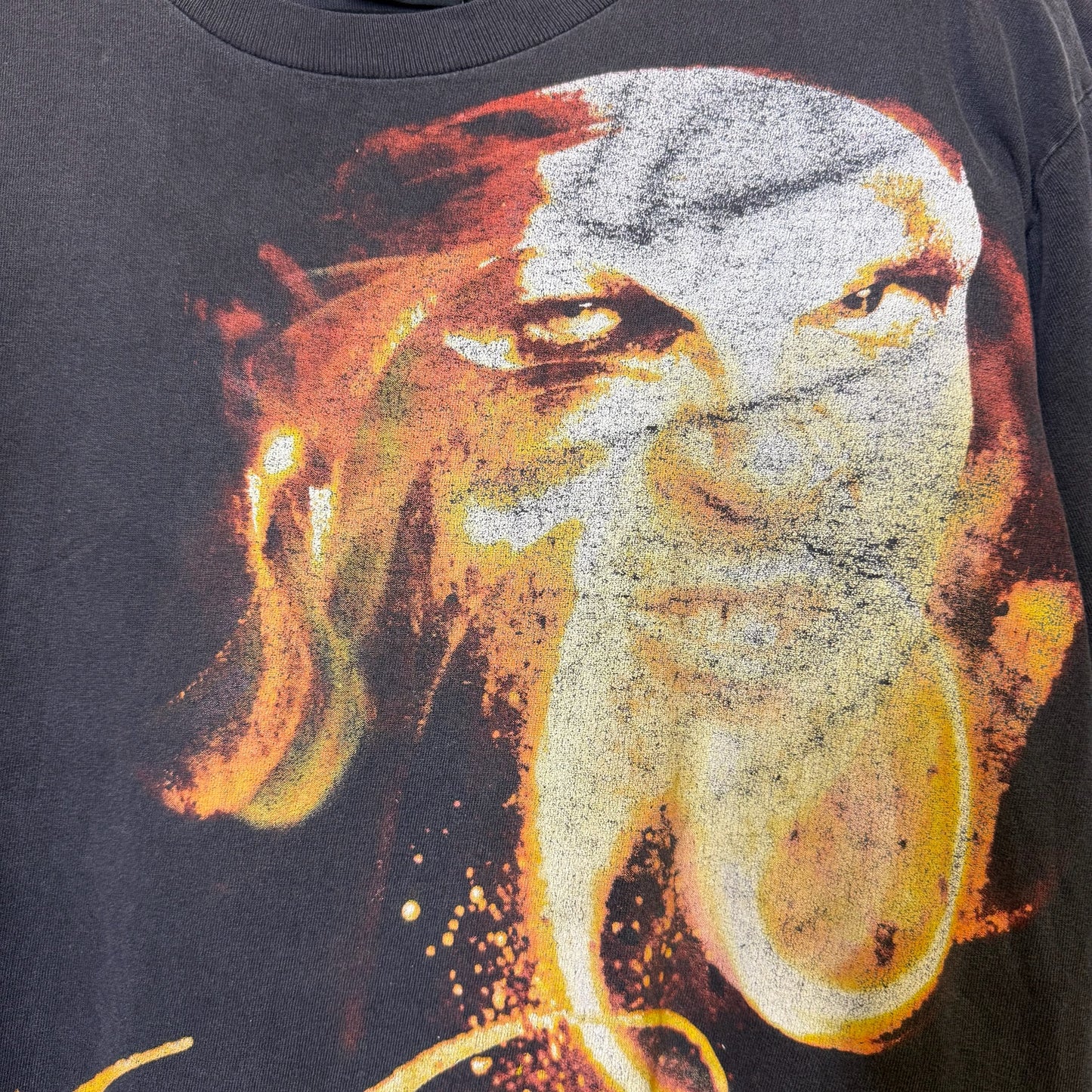 2000s Kane Burnt Soul WWF T-shirt Sz L (B1725)