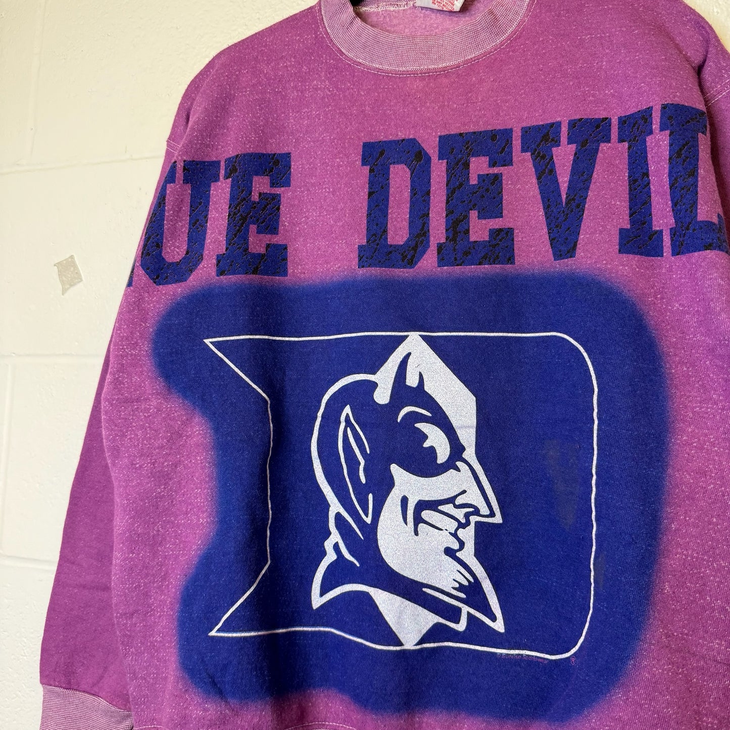 90s Duke Blue Devils Spellout Sweater Men’s L (B2563)