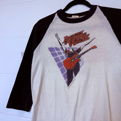1983 April Wine Power Play Tour T-Shirt Sz M (B2498)
