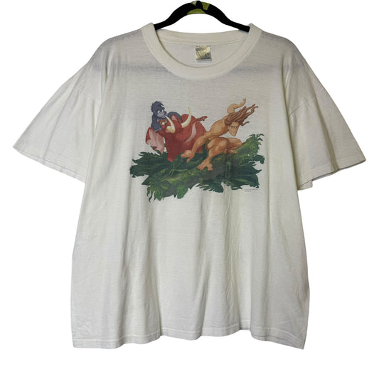 90s Tarzan Disney T-shirt Sz XL (B1714)