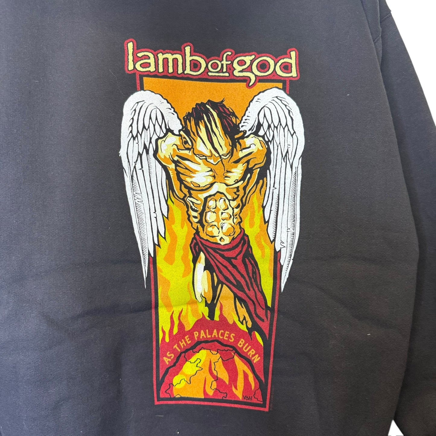 2000s Lamb of God Hoodie Sz M