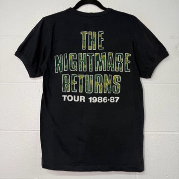 1986 Alice Cooper The Nightmare Returns Band T-Shirt Sz L